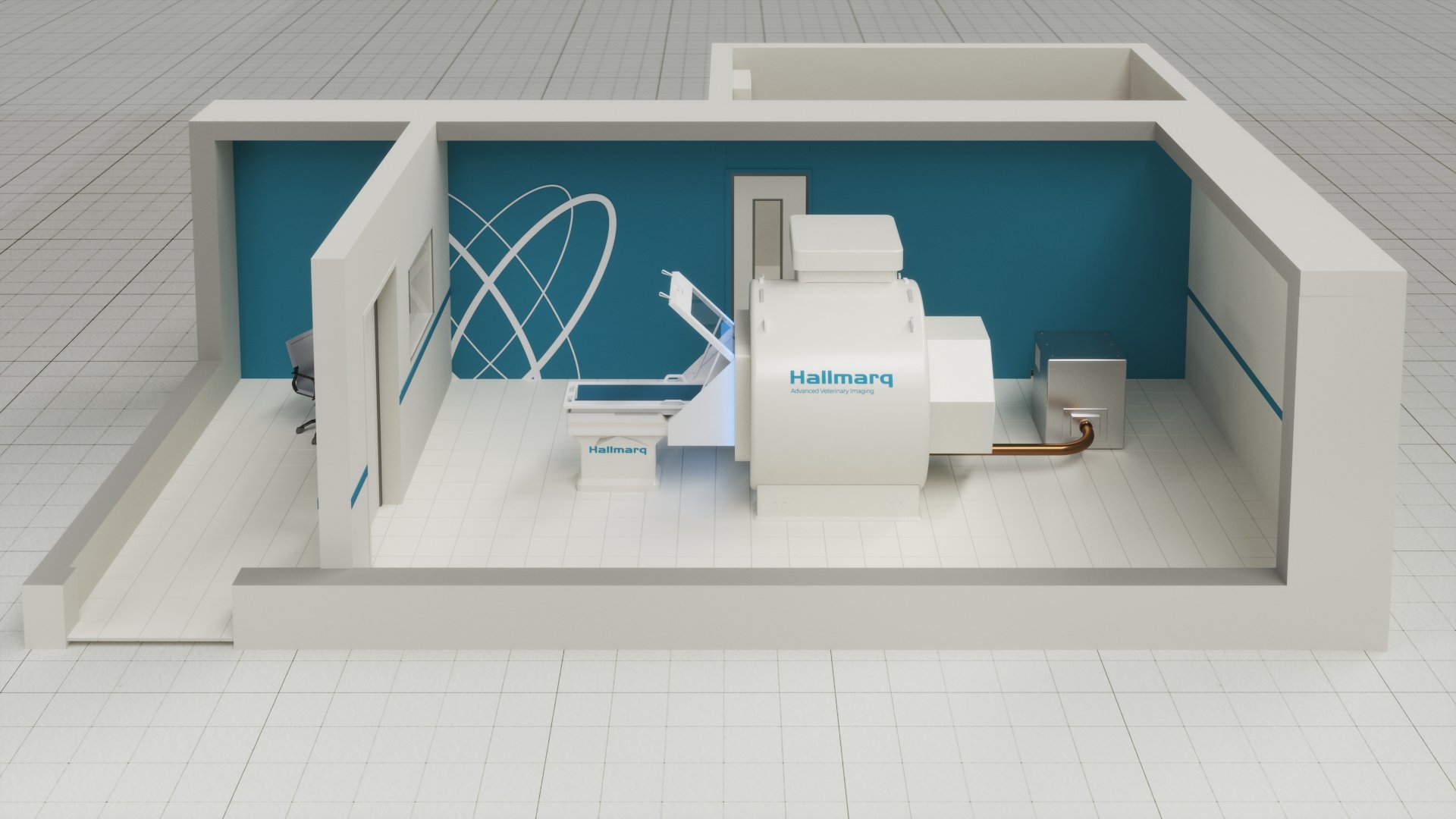 Hallmarq Small Animal 1.5T MRI Installation In Hospital Option
